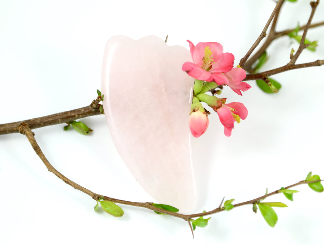 Gua Sha Tool--Rose Quartz Face Massage Tool